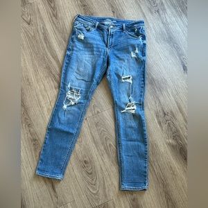 Old Navy Size 10 Rockstar Super Skinny Mid Rise Medium Wash